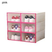 Load image into Gallery viewer, Flip Shoes Box Thickened Transparent Drawer