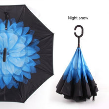 Load image into Gallery viewer, C Handle Windproof Reverse Folding Umbrella