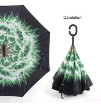 Load image into Gallery viewer, C Handle Windproof Reverse Folding Umbrella
