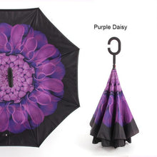 Load image into Gallery viewer, C Handle Windproof Reverse Folding Umbrella