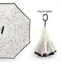 Load image into Gallery viewer, C Handle Windproof Reverse Folding Umbrella