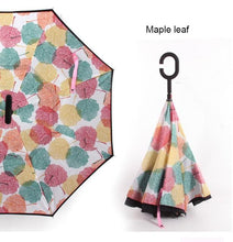 Load image into Gallery viewer, C Handle Windproof Reverse Folding Umbrella