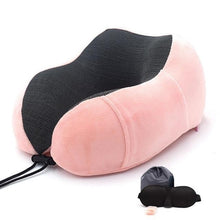 Load image into Gallery viewer, U Shaped Memory Foam Neck Pillows
