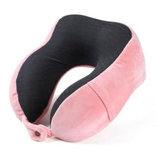 Load image into Gallery viewer, U Shaped Memory Foam Neck Pillows