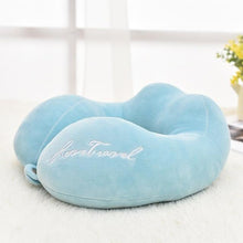 Load image into Gallery viewer, Inflatable Travel Pillow U Shaped Inflatable