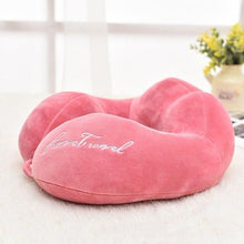 Load image into Gallery viewer, Inflatable Travel Pillow U Shaped Inflatable