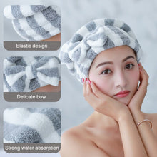 Load image into Gallery viewer, Microfiber Women Bathroom Hair Towel
