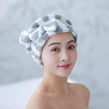 Load image into Gallery viewer, Microfiber Women Bathroom Hair Towel
