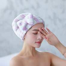 Load image into Gallery viewer, Microfiber Women Bathroom Hair Towel
