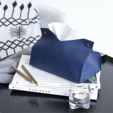 Load image into Gallery viewer, Leather Tissue Box Holder
