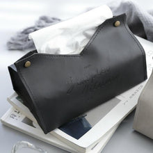 Load image into Gallery viewer, Leather Tissue Box Holder
