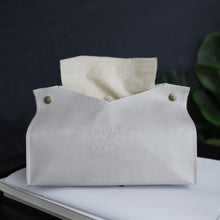 Load image into Gallery viewer, Leather Tissue Box Holder
