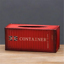 Load image into Gallery viewer, Retro Iron Removable Tissue Box
