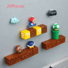 Load image into Gallery viewer, 3D Super Mario Resin Fridge Magnets
