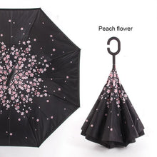 Load image into Gallery viewer, C Handle Windproof Reverse Folding Umbrella
