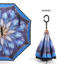 Load image into Gallery viewer, C Handle Windproof Reverse Folding Umbrella
