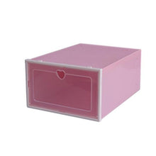 Load image into Gallery viewer, Transparent Plastic Shoe Box Shoe Storage
