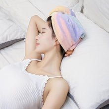 Load image into Gallery viewer, Woman Shower Caps Towel
