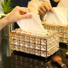 Load image into Gallery viewer, Rhinestone Tissue Box
