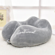 Load image into Gallery viewer, Inflatable Travel Pillow U Shaped Inflatable
