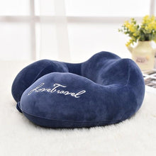 Load image into Gallery viewer, Inflatable Travel Pillow U Shaped Inflatable
