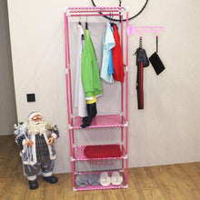 Load image into Gallery viewer, Clothes Hanging Storage Shelf Clothes Hanger
