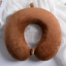 Load image into Gallery viewer, Memory foam u-shaped pillow
