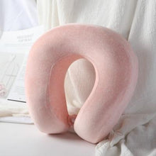 Load image into Gallery viewer, Memory foam u-shaped pillow
