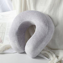 Load image into Gallery viewer, Memory foam u-shaped pillow
