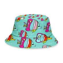 Load image into Gallery viewer, Adult Kids Summer Canvas Bucket Hat
