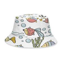 Load image into Gallery viewer, Adult Kids Summer Canvas Bucket Hat
